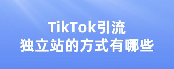 TikTok引流独立站的方式有哪些-LinkFlow博客